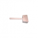 Holz-Hammer, unlackiert, 16cm x 10cm, 7,5cm stark